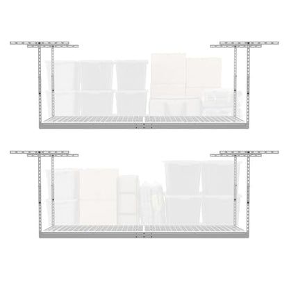 MonsterRax 2 Pack 3x8 Overhead Garage Storage Rack (2 Count)
