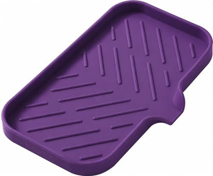 Silicone Soap Dish with Drain Spout