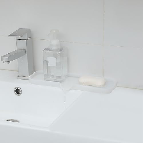 Silicone Soap Dish with Drain Spout