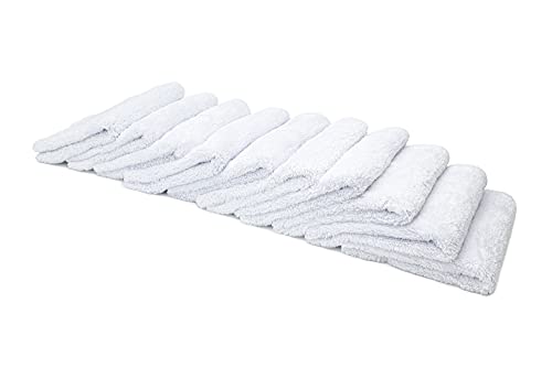 Korean Plush Premium Edgeless Microfiber Detailing Towels (10 Count)