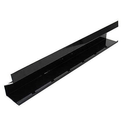 304BK Six Quart Oil Can Rack Holder 32" Caddy Wall Hanger Aluminum Shelf