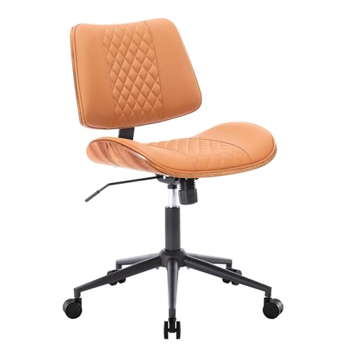 Home Office Chair No Arms with Wheels