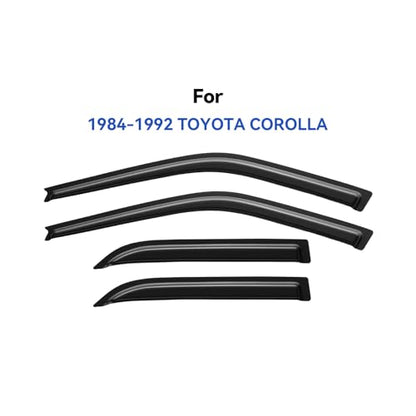 Window Visors Rain Guards for 1984 (4 Count)