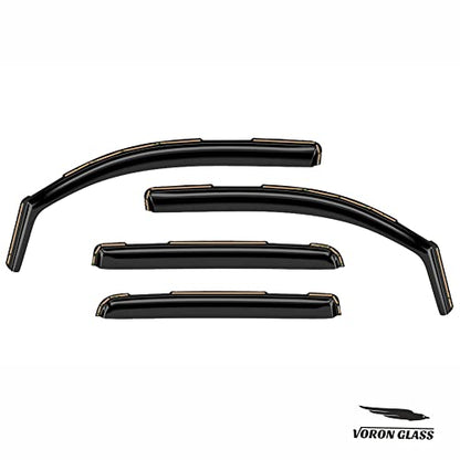 in Channel Extra Durable Rain Guards for GMC Sierra 1500 2014