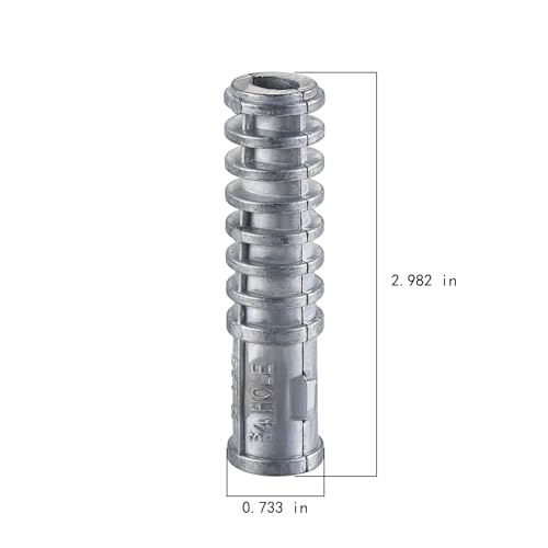 50pcs) 1/2 * 3 Lag Shield Anchor Long Zinc Alloy Bolts Concrete Anchors, Zinc Alloy Masonry Anchors Hole