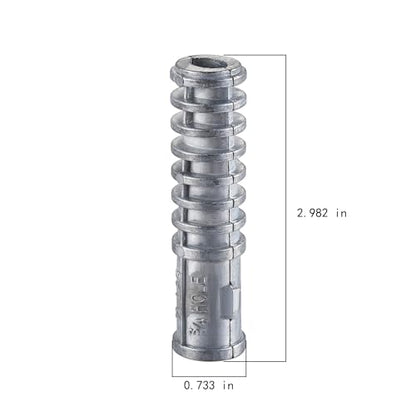 50pcs) 1/2 * 3 Lag Shield Anchor Long Zinc Alloy Bolts Concrete Anchors, Zinc Alloy Masonry Anchors Hole