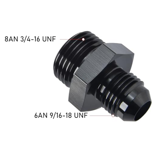 6AN Male Flare to 8AN ORB O