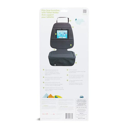 Car Seat Cover with Tablet Holder for Under Baby Car Seats and Toddler Booster Seats