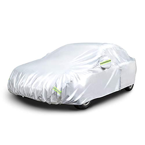 Silver Weatherproof Car Cover