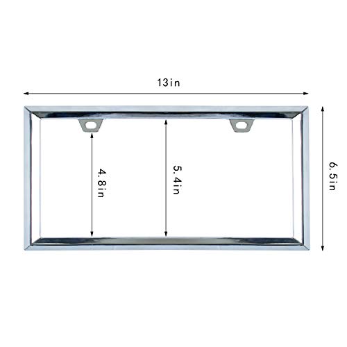 3D Chrome License Plate Frames