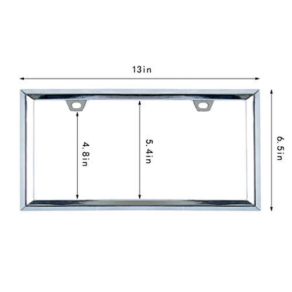 3D Chrome License Plate Frames