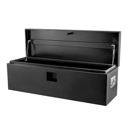 Black Steel Truck Bed Tool Box