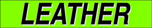Ez line Vinyl Windshield Stickers 3 Dozen 15 Inch Chartreuse Slogan Dealership Pro Pack for Car Lots (36 Count)