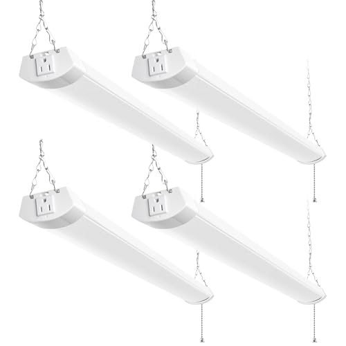 4FT LED Shop Light Linkable (4 Count)