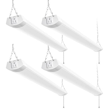 4FT LED Shop Light Linkable (4 Count)