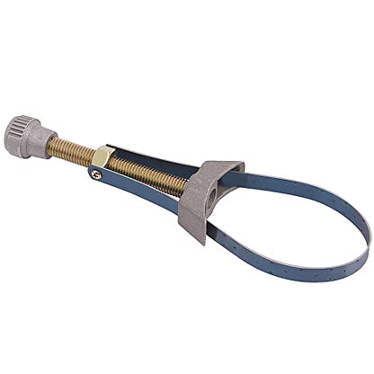 1PC Car Auto Motorcycle Oil Filter Tool Strap Wrench Diameter Adjustable 60mm To 120mm Universal Removal Tools Suction Tweezers Replacement Tips Strap Wrench