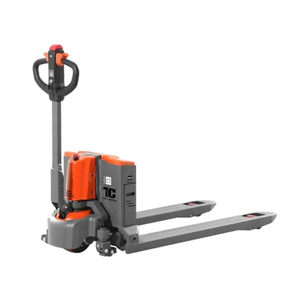 Tory Carrier Full Electric Power Pallet Jack Truck 3300lb Cap. 48" x 27" Fork Size