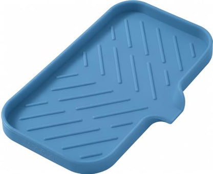 Silicone Soap Dish with Drain Spout