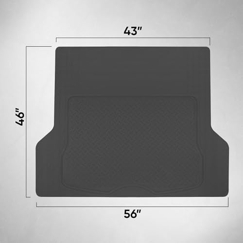 FlexTough™ Deep Dish Plus Rubber Car Floor Mats with Trunk Mat Cargo Liner