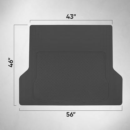 FlexTough™ Deep Dish Plus Rubber Car Floor Mats with Trunk Mat Cargo Liner