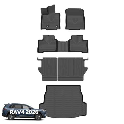 Floor Mats & Seatback Cargo Liner for 2026 Toyota RAV4 Hybrid