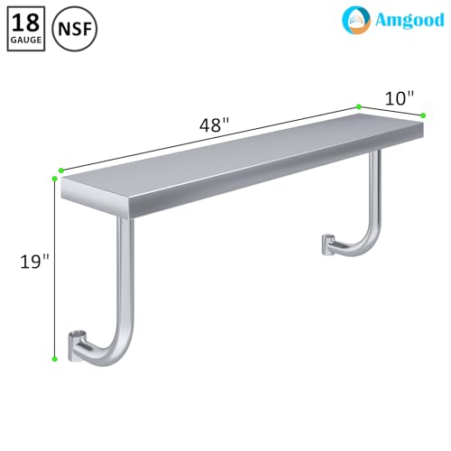 13.5 in. x 49 in. Stainless Steel Adjustable Work Surface for 30 in. x 48 in. Equipment Stand