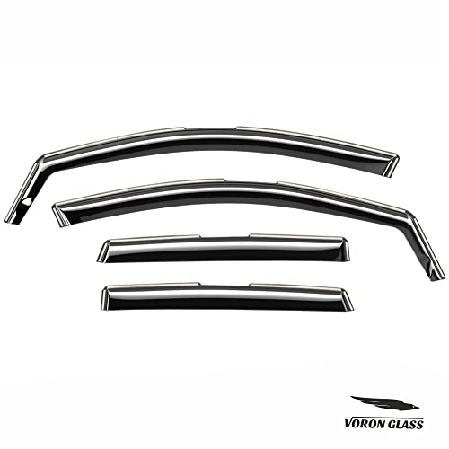 in Channel Extra Durable Rain Guards for Honda CR (4 Count)