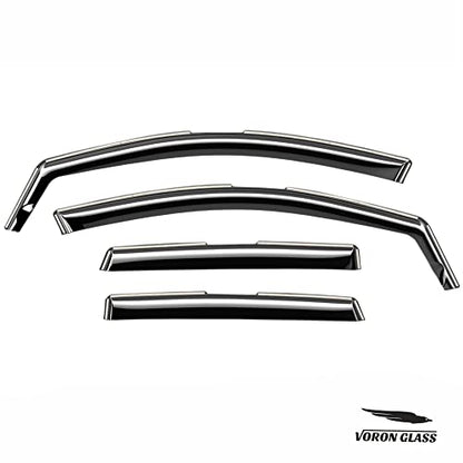 in Channel Extra Durable Rain Guards for Honda CR (4 Count)