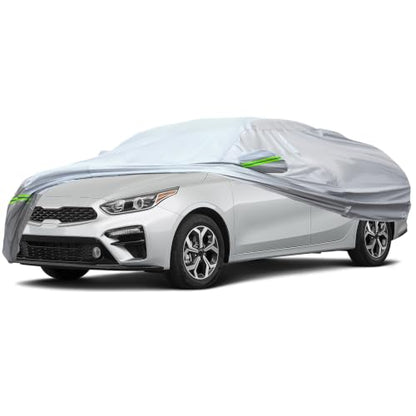 6 Layers Premium Hatchback Car Cover Waterproof All Weather Weatherproof UV Sun Protection Snow Dust Storm Resistant Outdoor Exterior Custom Form