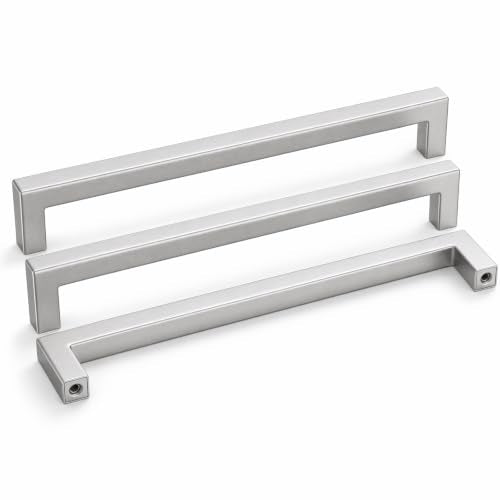 10 Pack 10 Inch Brushed Nickel Cabinet Pulls Kitchen Handles (10 Count)