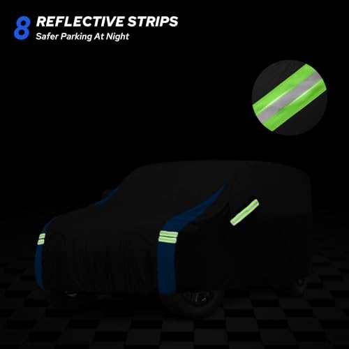 Car Cover Waterproof Compatible with Jeep Wrangler 2 Door