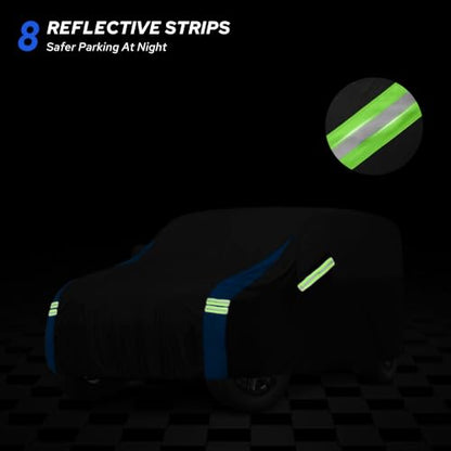 Car Cover Waterproof Compatible with Jeep Wrangler 2 Door