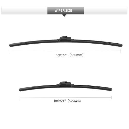 Front Windshield Wipers for BMW Z4 2003