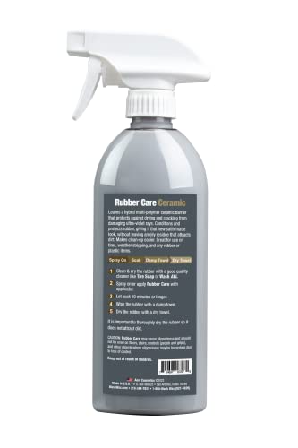 Rubber Care Matte Tire Shine & Ceramic Rubber Conditioner (16.9 Fl Oz)