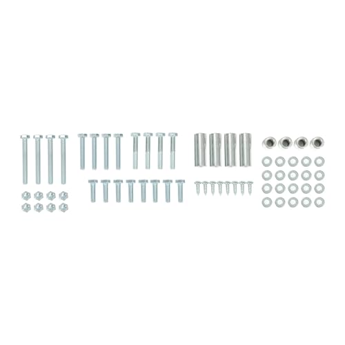 Pair Aluminum Side Step Compatible with Chevy Chevrolet GMC Ford Dodge Toyota Nissan Jeep Isuzu Mitsubishi Mazda Pickups & Trucks 2PCs Polishing Silvery (2 Count)