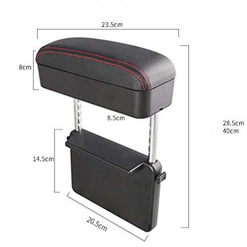 Car Armrest Box Adjustable Pad Refit Car Central Lift Armres Storage Organizer Box Arm Rest