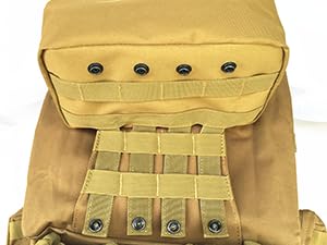 7 PACK Tactical Seat back organizer Truck organizer With 6 Detachable Pouches Universal For Car Truck Ford Jeep Military