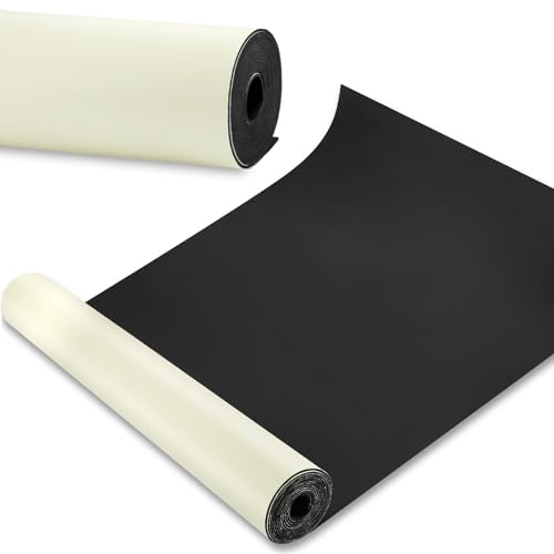 1 Roll 23.5 x 200 Inch Work Bench Mat Self Adhesive Resistant PU Floor Runner Easy to Clean Workbench Mat Pad for Garage Workbench or Table Storage Tool Organization
