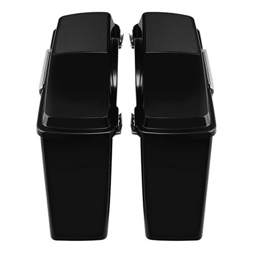 Vivid Black Hard Saddle Bags Speaker Lid Key Compatible with 1994