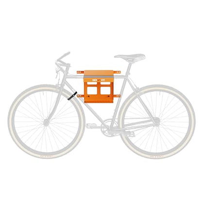 Bike Wall Mount Rack with Shelf and Hooks