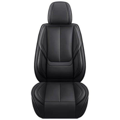 Black Car Seat Cover with Lumbar Support