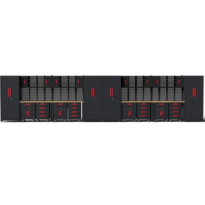 24Pcs Garage Cabinet Storage System