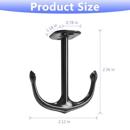 Anchor Two Prong Ceiling Hook for Closet Top Bathroom Kitchen Cabinet Garage Pack of 8 (8 Count)