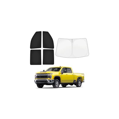 Car Window Shades for Chevy Silverado 2500 (5 Count)