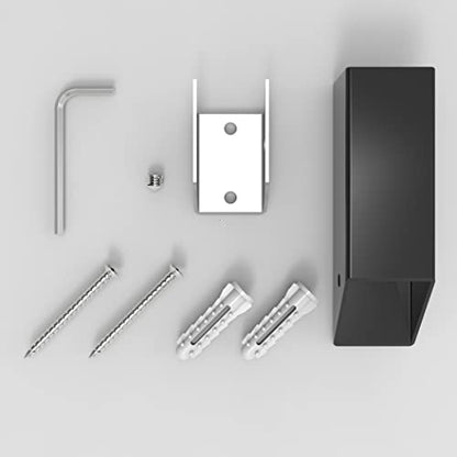Black Towel Hooks (6 Count)