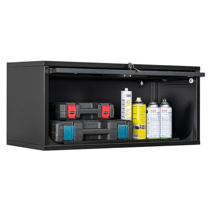 Metal Storage Cabinet Black Wall Cabinets with Locking Door