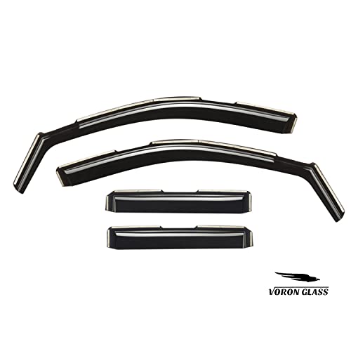 in Channel Extra Durable Rain Guards for Trucks GMC Sierra 1500 2019 (4 Count)