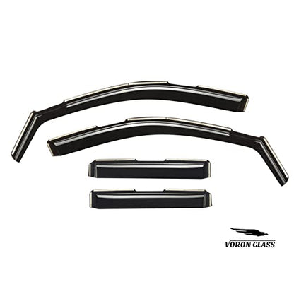 in Channel Extra Durable Rain Guards for Trucks GMC Sierra 1500 2019 (4 Count)
