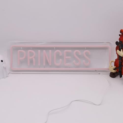 Pink Princess Street Neon Sign for Wall Decor