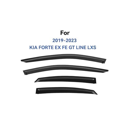 Window Visors Rain Guards for 2019 2020 2021 2022 2023 2024 Kia Forte
